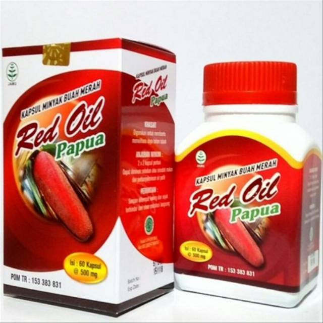 RED OIL PAPUA 60 KAPSUL / BUAH MERAH PAPUA