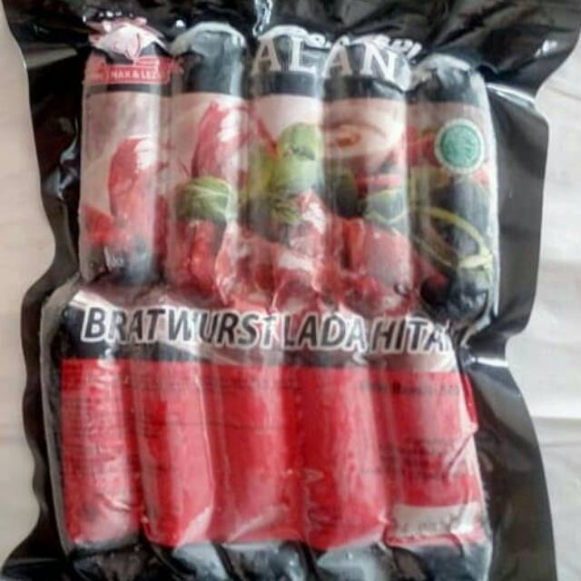 

Alana sosis sapi lada Hitam 500 gr mini isi 10
