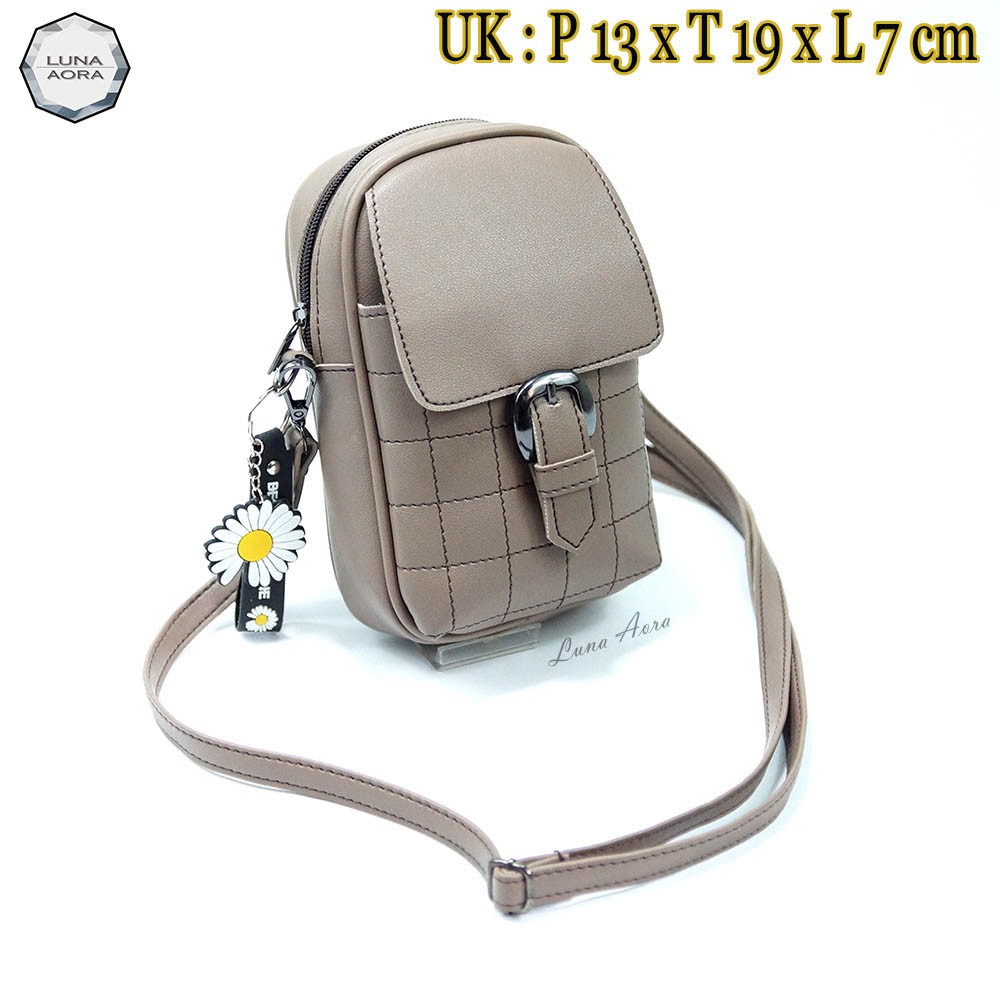 Luna Aura Tas Selempang Pouch Hp Wanita Gesper Nekkel 2540 Slingbag wanita OOTD Tas wanita Terlaris