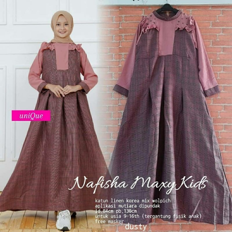 GAMIS MAXY NAFISHA KIDS (free masker)