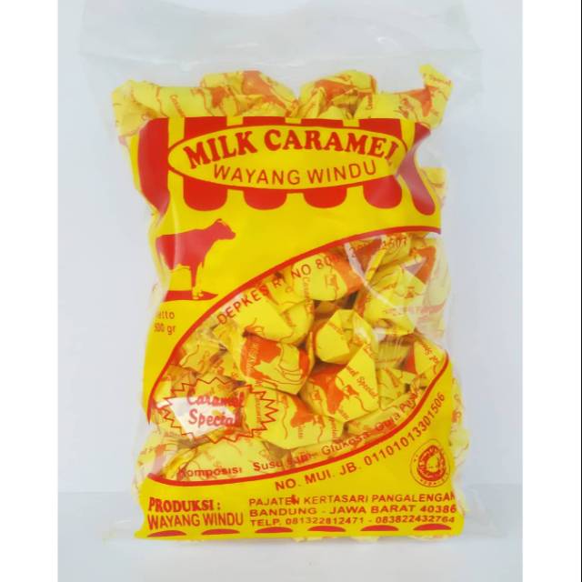 

Milk caramel (permen susu) wayang windu 500 gram