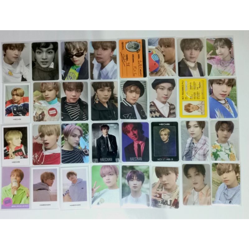 PHOTOCARD HAECHAN [MFAL, NEOZONE, HOT SAUCE, RESONANCE, KIHNO, HELLO FUTURE, LOVE HOLIC, WE GO UP CR