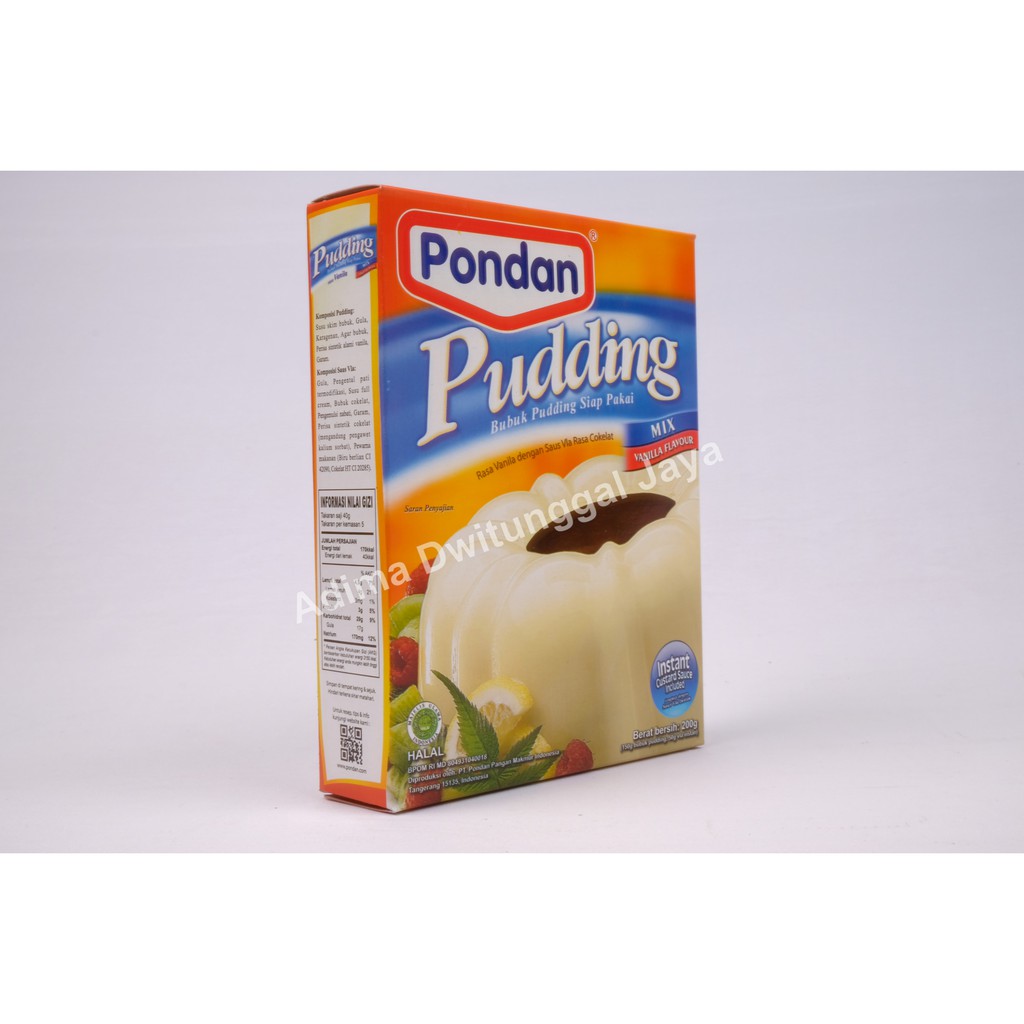 Pondan Pudding Vanilla / Pondan Puding Vanila 200 gr