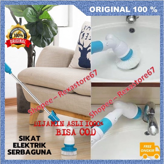 Sikat Elektrik Sebaguna Fat Sikat Elektrik Serbaguna Pelibas Kotoran dan Kerak Membandel ASLI