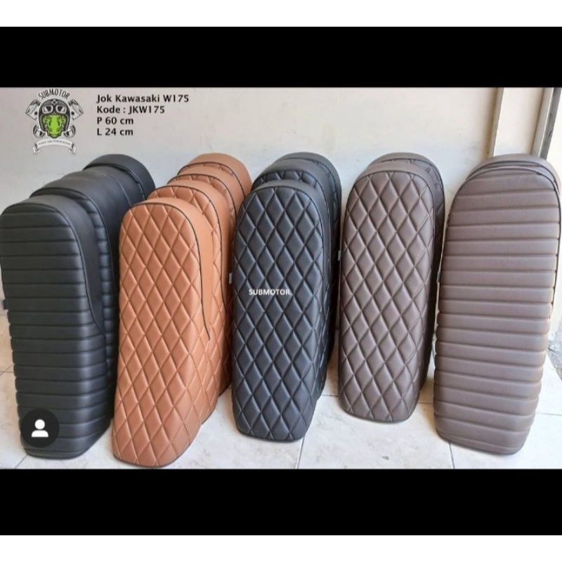 jok sedel japstyle Scrambler caferacer model Kawasaki w175 pnp Honda gl MP Tiger cb 100 125 tirev ti