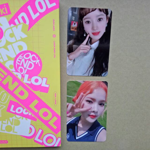 WEKI MEKI LOCK END LOL ALBUM OFFICIAL PHOTOCARD