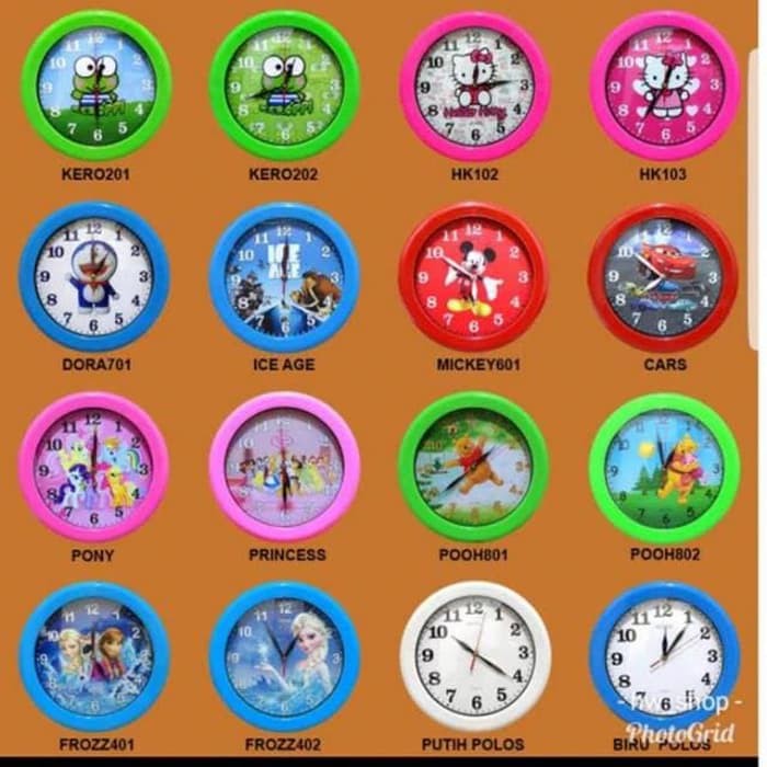 Jam Dinding Karakter Murah / Jam Dinding Karakter