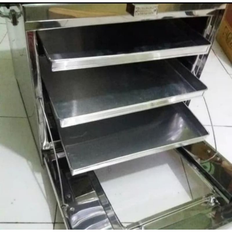 oven tangkring stainless 40 cm free Loyang 3 pcs