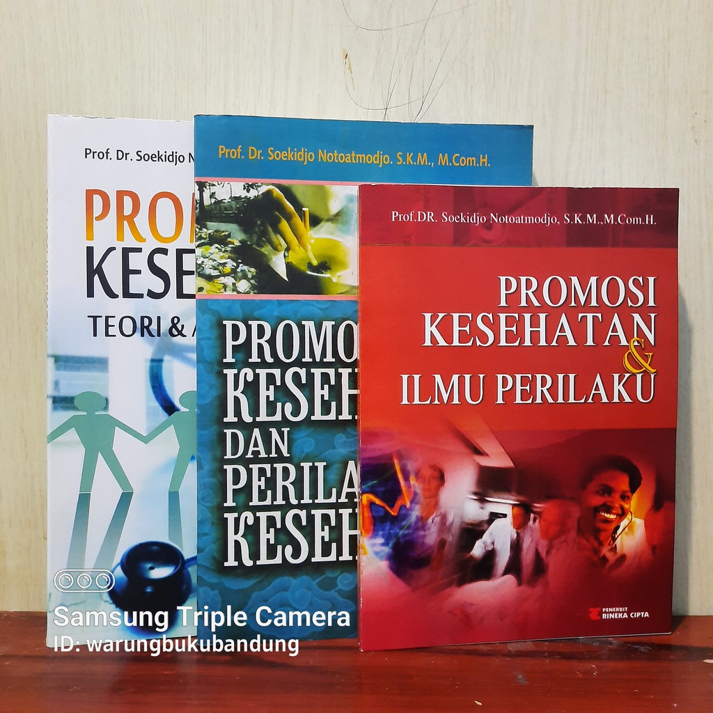 Jual Paket 3 Buku Promosi Kesehatan - Soekidjo Notoatmodjo | Shopee ...