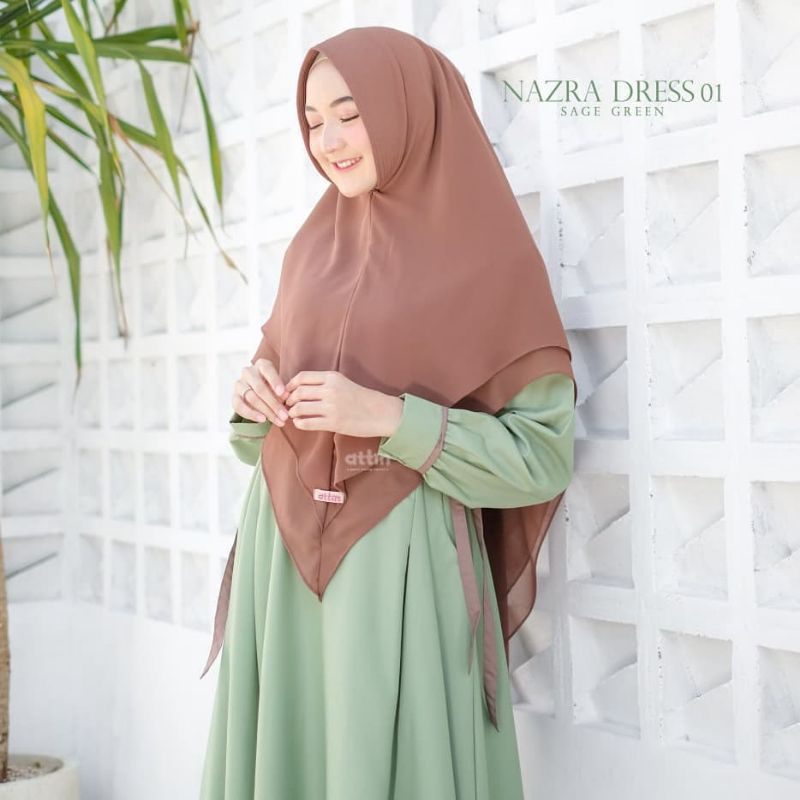 NAZRA SYARI GAMIS PLUS KHIMAR CERUTY UKURAN M - L - XL - XXL - XXXL  4XL GAMIS SYARI BUSUI POLOS SET MURAH KEKINIAN TERLARIS GAMIS TERMURAH PREMIUM ORIGINAL MAXI DRESS FASHION MUSLIM HITS GAMIS JUMBO SERAGAM PESTA KONDANGAN GAMIS REMAJA BAJU GAMIS TERBARU