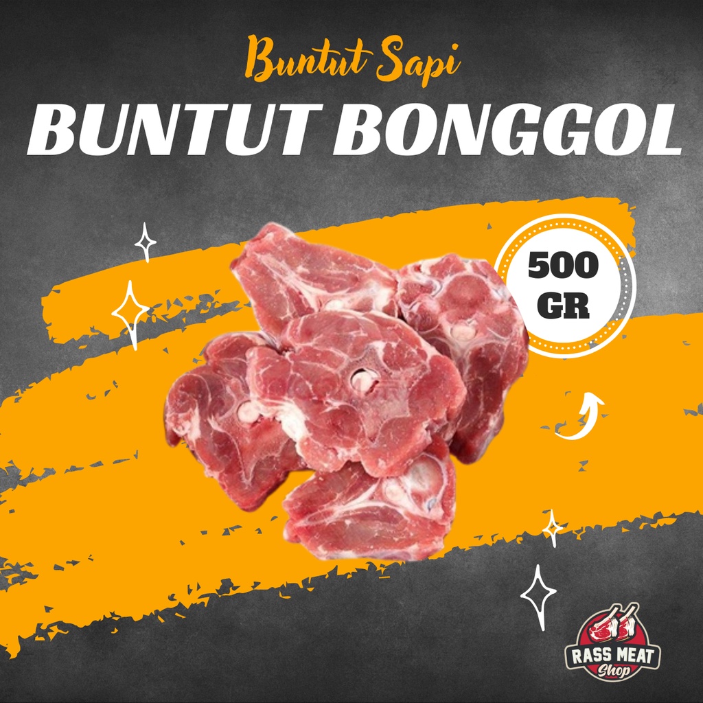 

Buntut Sapi Import AUS Halal - Bonggol 500gr