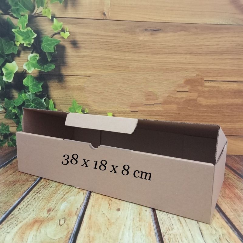 

kardus/box 38x18x8cm....die cut