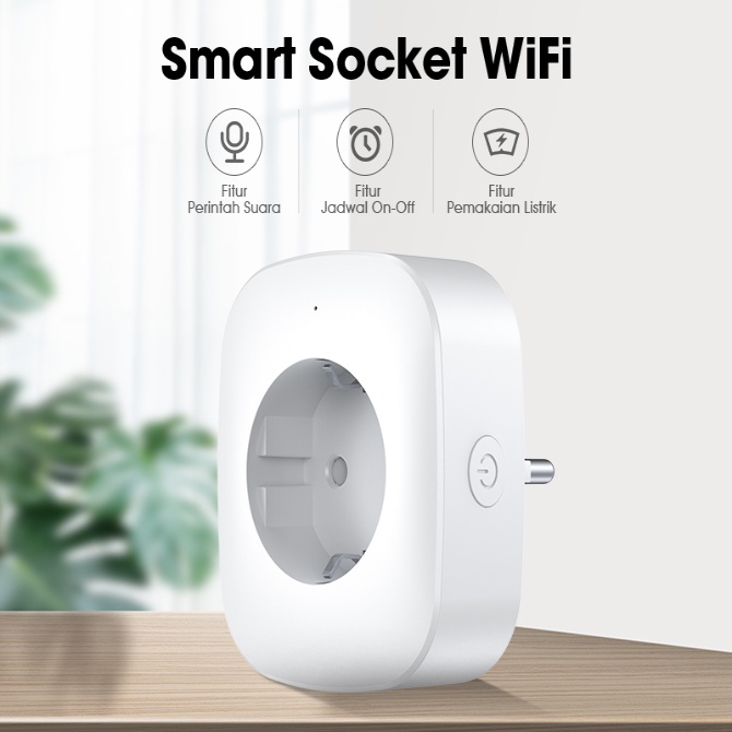 ACOME Smart Socket ASS01 Colokan steker Stop kontak Aplikasi-Original garansi 1 tahun