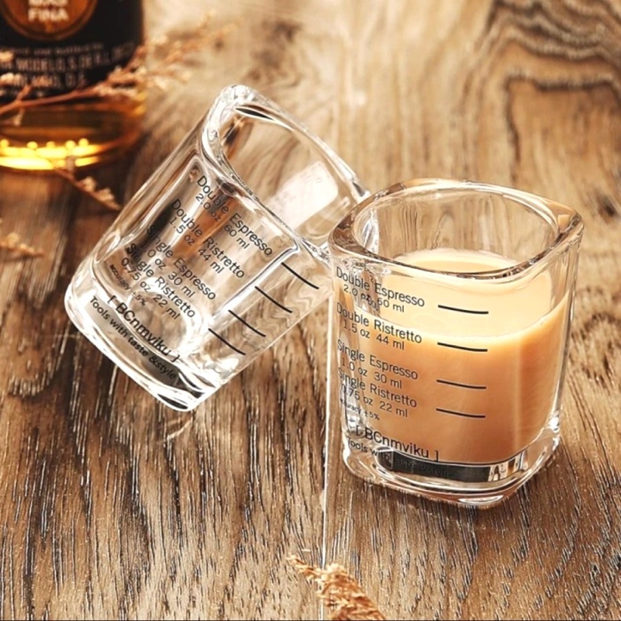 Measuring Cup Beaker Glass Gelas Ukur Kaca Takar Kimia Kopi Espresso