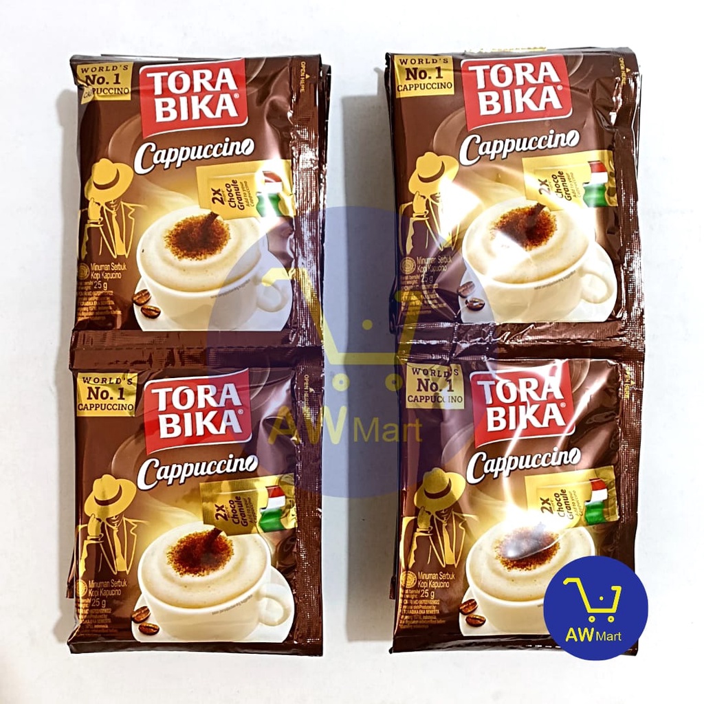 TORABIKA CAPPUCINO TORABIKA CREAMY LATTE RENCENG (10 SACHET X 25GR) - TORA BIKA CAPPUCINO &amp; CREAMY LATTE RENCENGAN