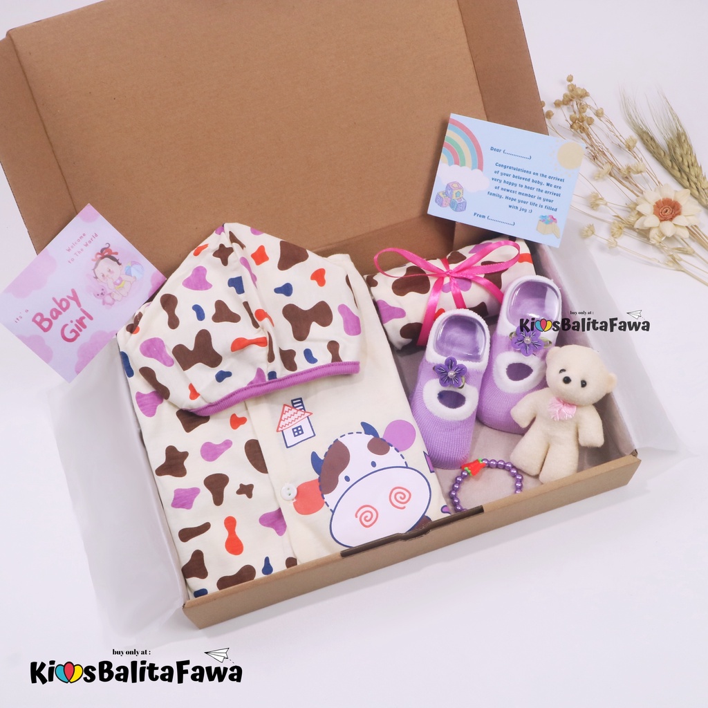 [SLEEPY] Hampers Piyama Baby Girl 0-12 Month / Kado Lahiran Bayi Perempuan Bulan New Born Setelan Gift