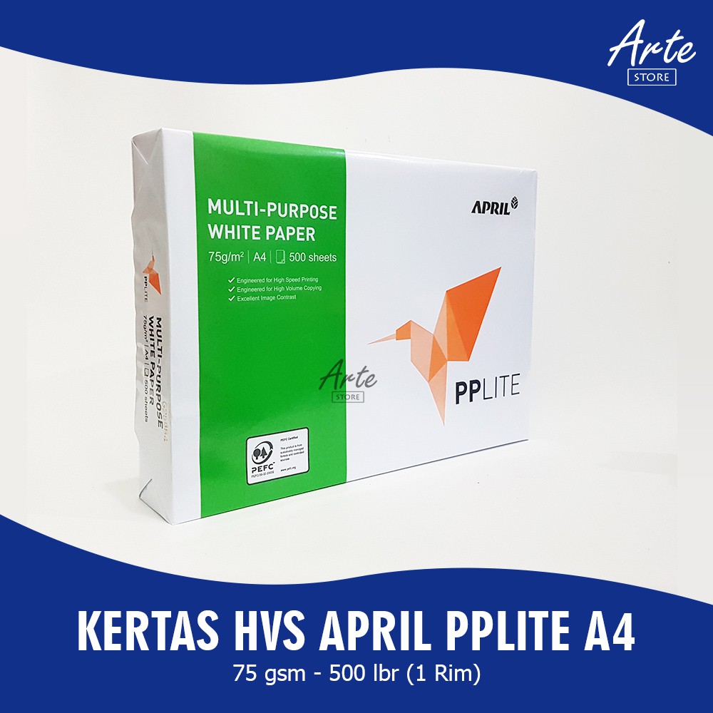 Kertas HVS April PPLITE A4 75 gsm