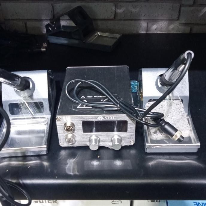 {SuheStore} Solder Station ST91 2in1 / SOLDER STATION OSS-TEAM ST-91 T12 DOUBLE Limited