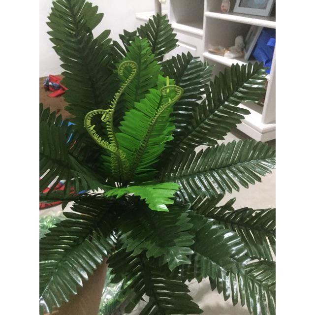 [45 cm] Tanaman Palem Artificial Daun Pakis / Palm Panjangan Bunga Plastik Palsu Dekorasi-7