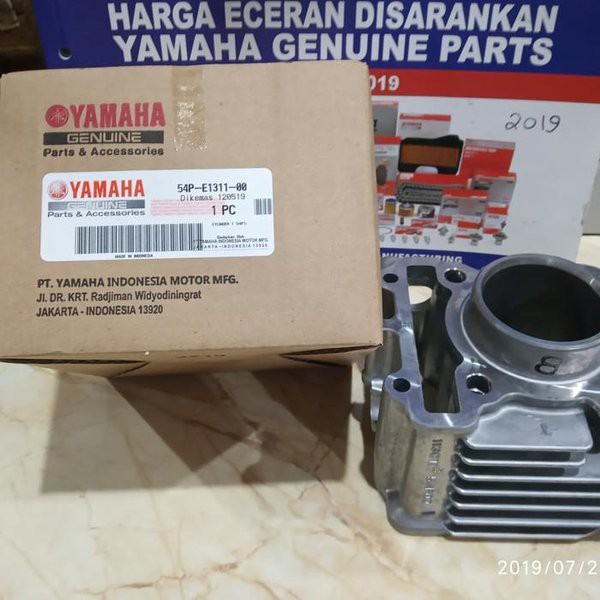 Cylinder Silinder Blok Seher - Mio J GT Fino FI X Ride os std Asli Yamaha 54P-E1311-00