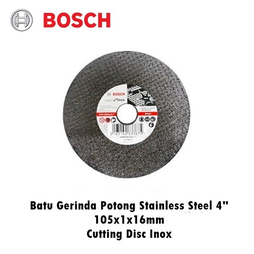 Bosch Batu Gerinda Potong Stainless 4 Inch x 1.0mm (Per Pcs)