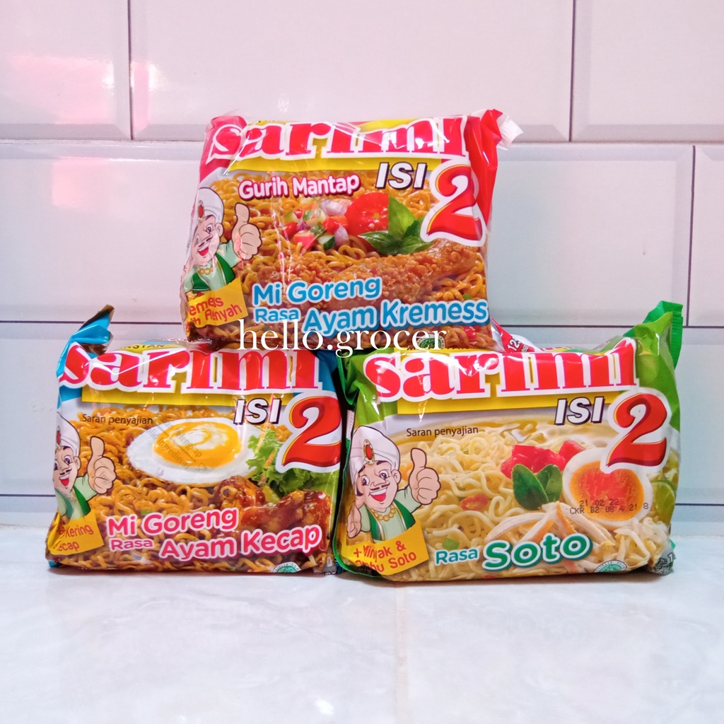 

Sarimi Isi 2 Duo Ayam Kecap Ayam Kremes Soto Mie Instan 126 gr