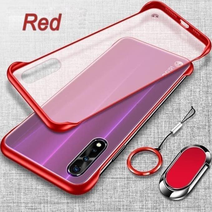 SAMSUNG NOTE 9 TRANSPARANT FRAMELESS HARD CASE +GANTUNGAN/TALI