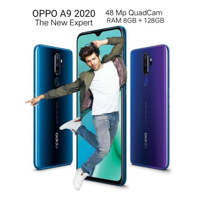 oppo a9 2020 ram 8gb/128gb garansi resmi