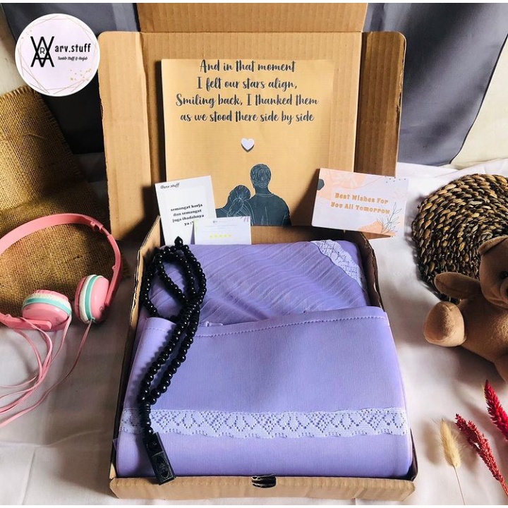 HAMPERS SET MUKENA PLISKET/ Hampers Hadiah wisuda kado wedding pernikahan gift box parcel  termurah hampers ultah anniversary anniv ldr alat sholat hadiah hari raya murah viral termurah se shopee parcel alat ibadah alquran sajadah