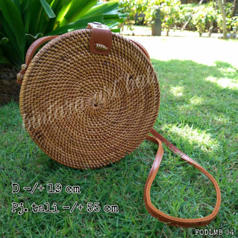 tas rotan bulat selempang tas wanita selempang tas rotan bali handmade tas rotan murah