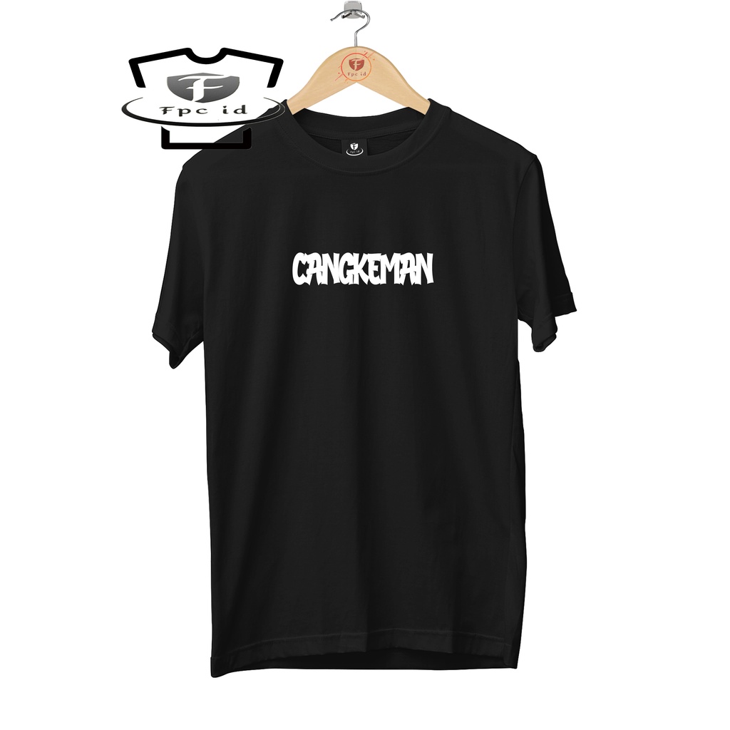 Kaos Kata Kata Jawa Cangkeman Cotton Combed 30s Baju Distro Pria Dan Wanita Jumbo Tshirt Custom