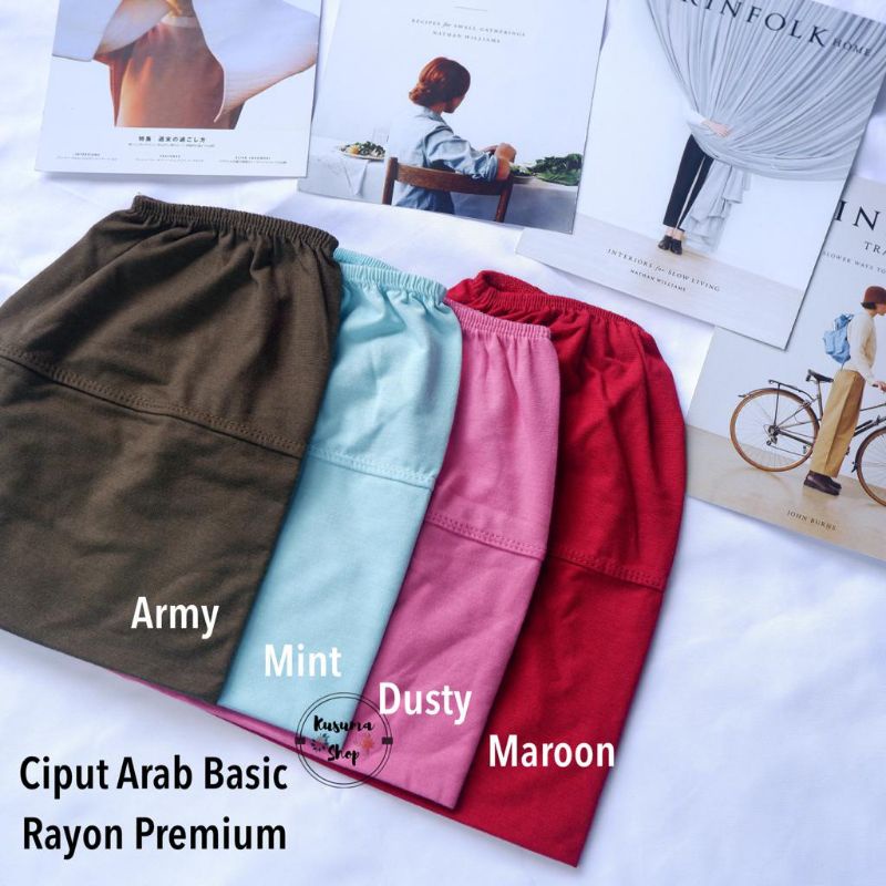 Ciput Arab bahan Rayon Premium