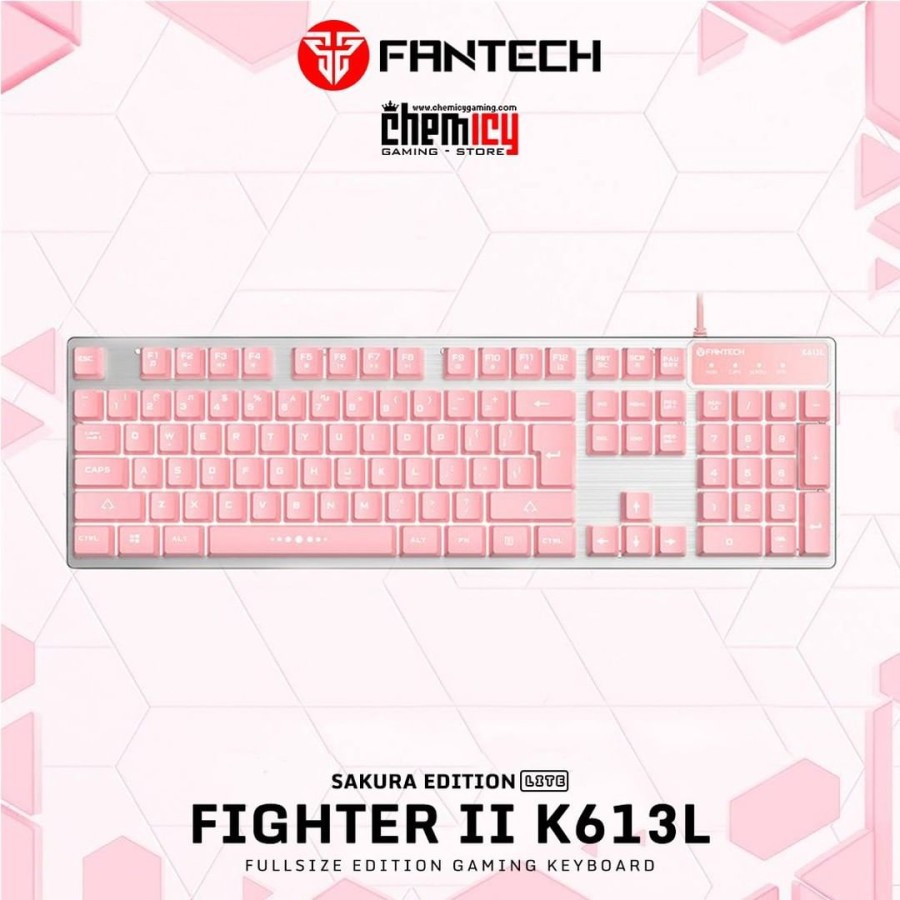 Fantech K613L Fighter II Sakura Lite Edition Gaming Keyboard