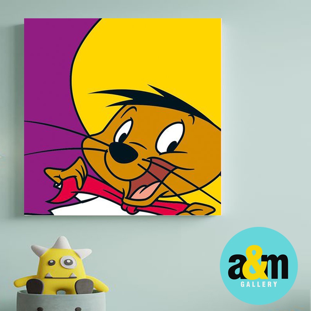 Hiasan Dinding Kamar Bayi ( 20 X 20 ) Pajangan Anak Dekorasi Bayi Wall Decor Tema LOONEY TUNES - A&amp;M