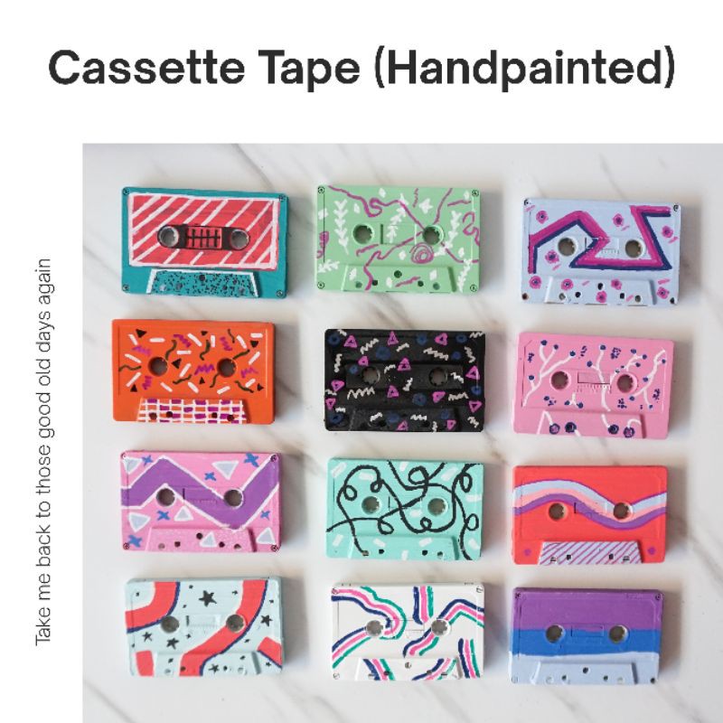 Rarity - Handpainted Cassette | Kaset Pita Custom | Kaset Painting | CD Painting