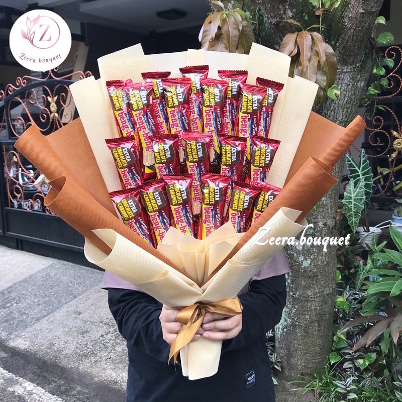 (B30) Buket snack/bucket snack/bouquet snack [INCLUDE: packing&amp;greeting card]