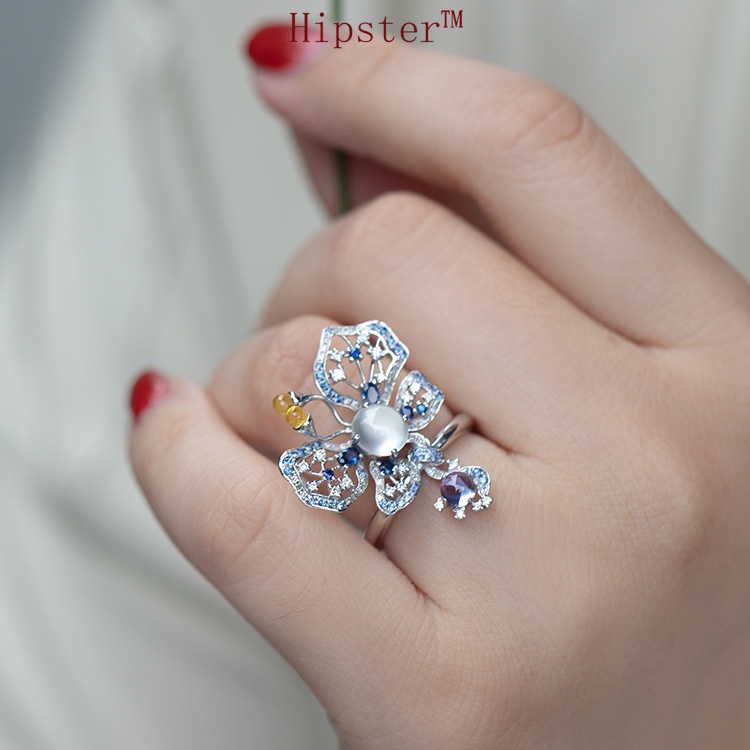 New Hot Sale Fashion Design Personality Butterfly Adjustable Ring