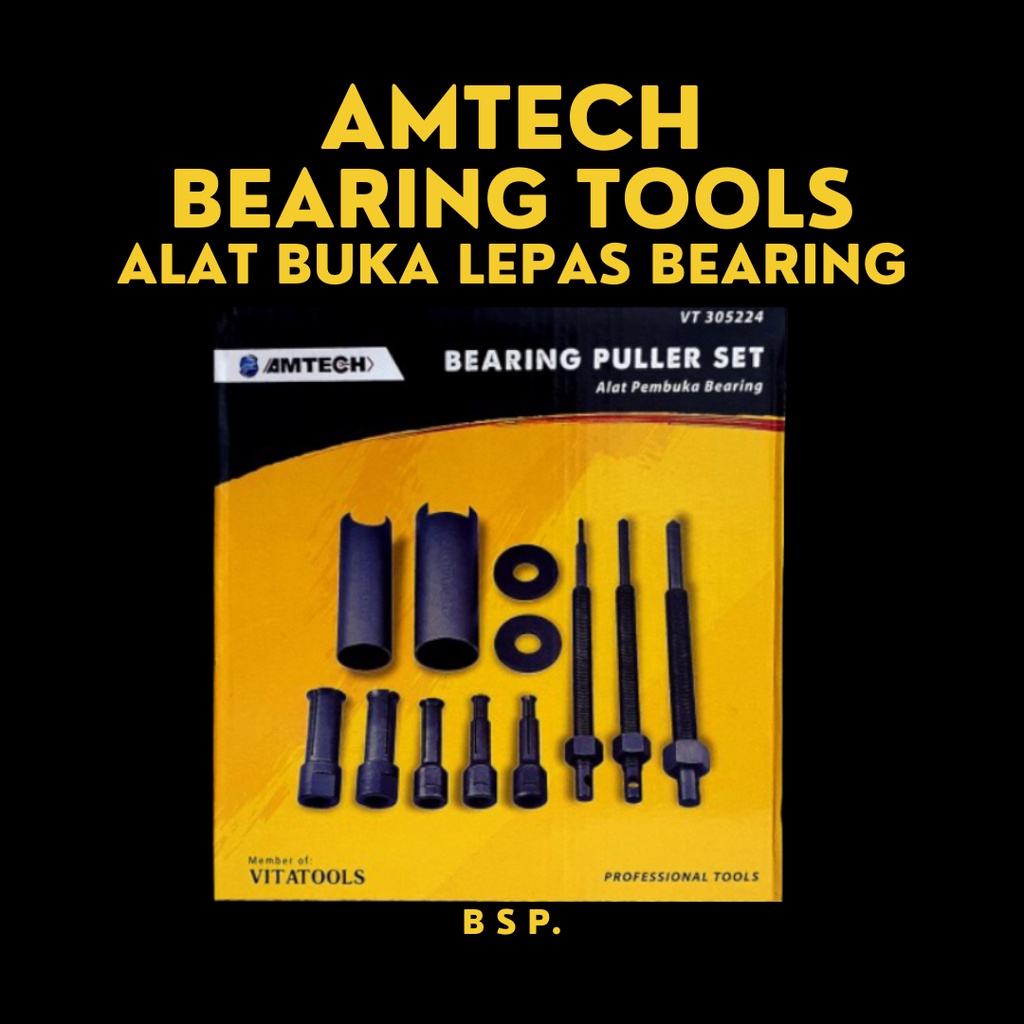 Treker Bearing Puller Set 5 pcs  Amtech / Treker Lepas Buka Bearing Laher Tutup CVT - Disassembler