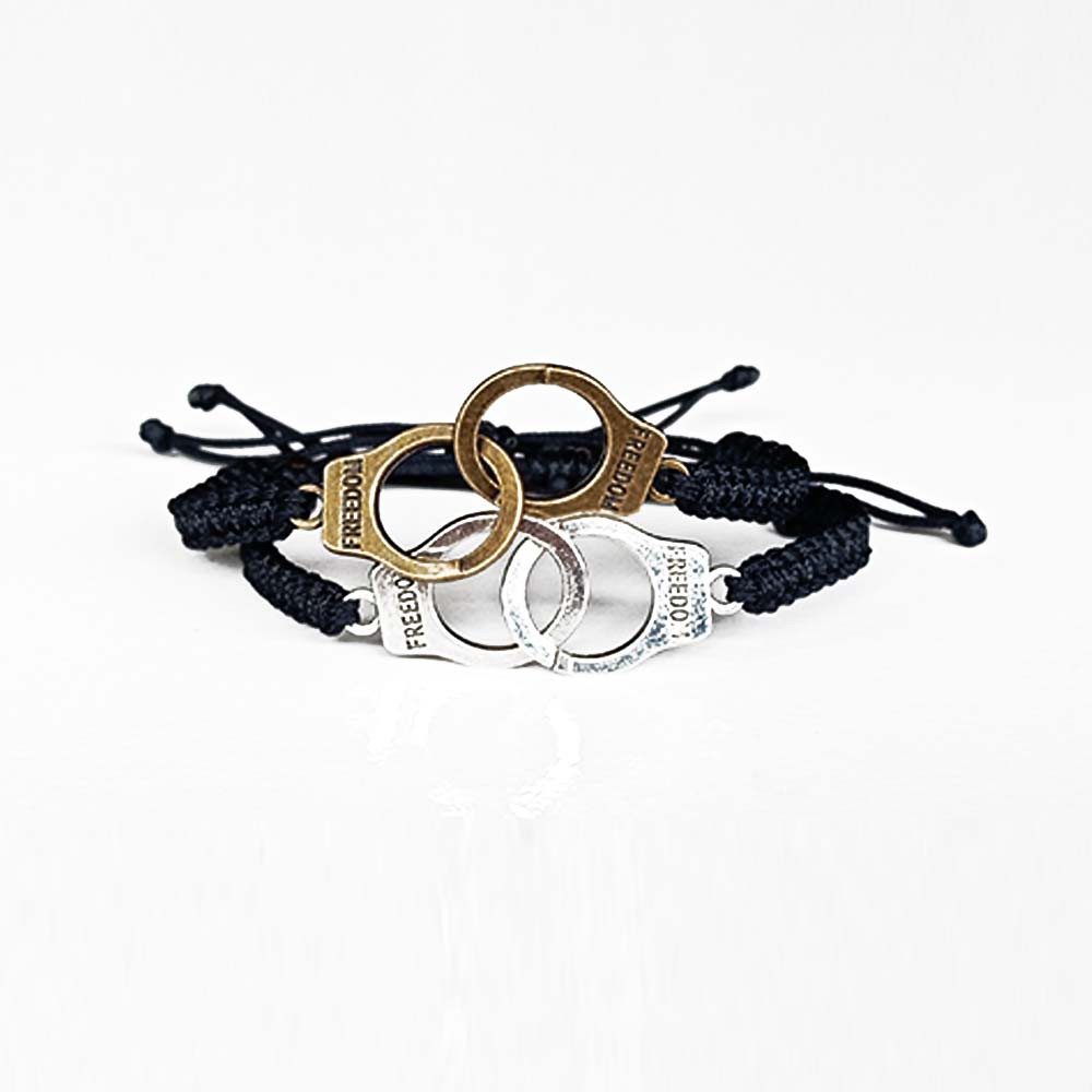 Gelang Couple Borgol Freedom Tali Prusik Ikat