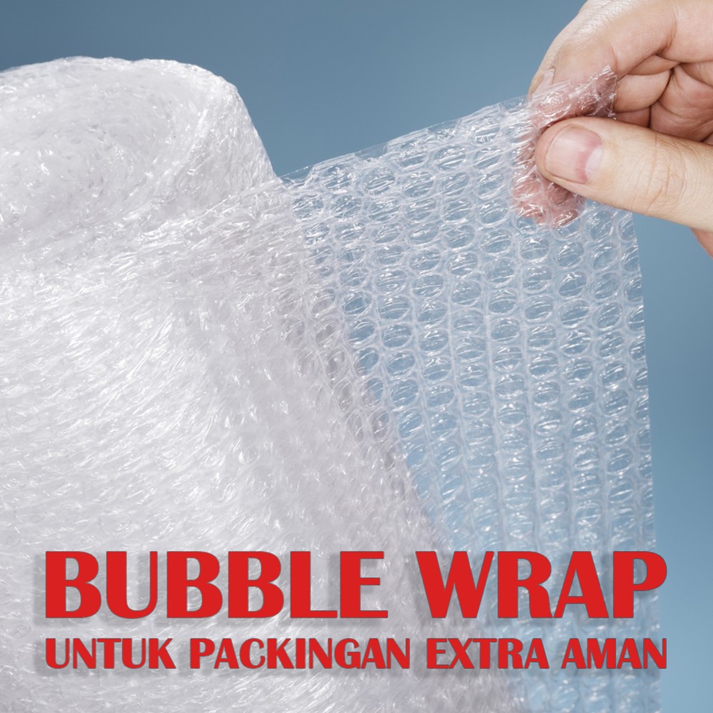 

Tambahan Packing Plastik Bubble Wrap ( Agar Barang tidak pecah / Retak )