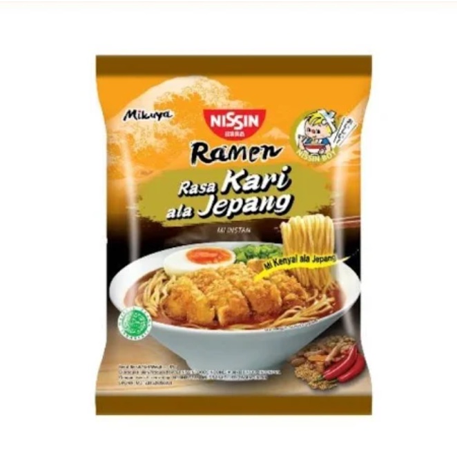 

Nissin Mikuya Ramen Mie Instan Rasa Kari Jepang 87 g