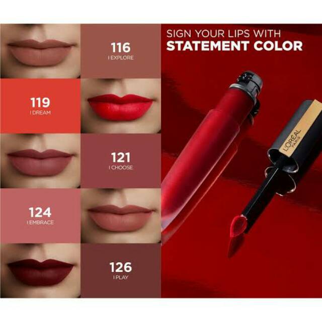 Loreal Paris Rouge signature matte