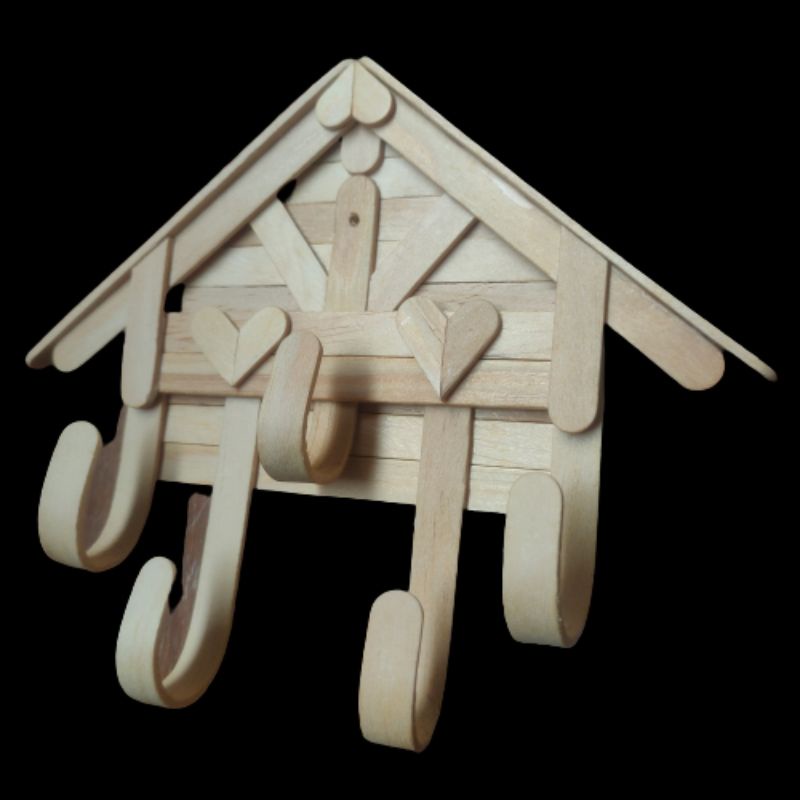 Gantungan Kunci Stik Es Krim Miniatur Stik Es Krim