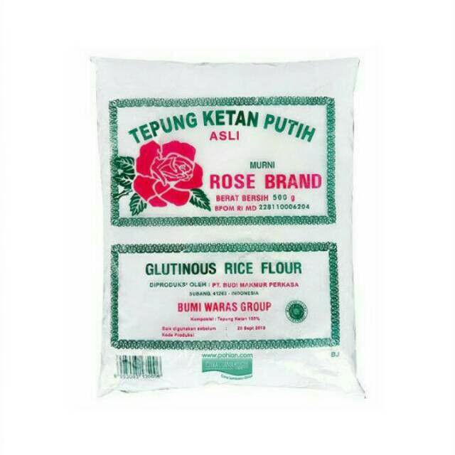 

Tepung Ketan Rose Brand 500g / Tepung Ketan Putih Rosebrand 500 gram / Glutinous Rice Flour 500 gram