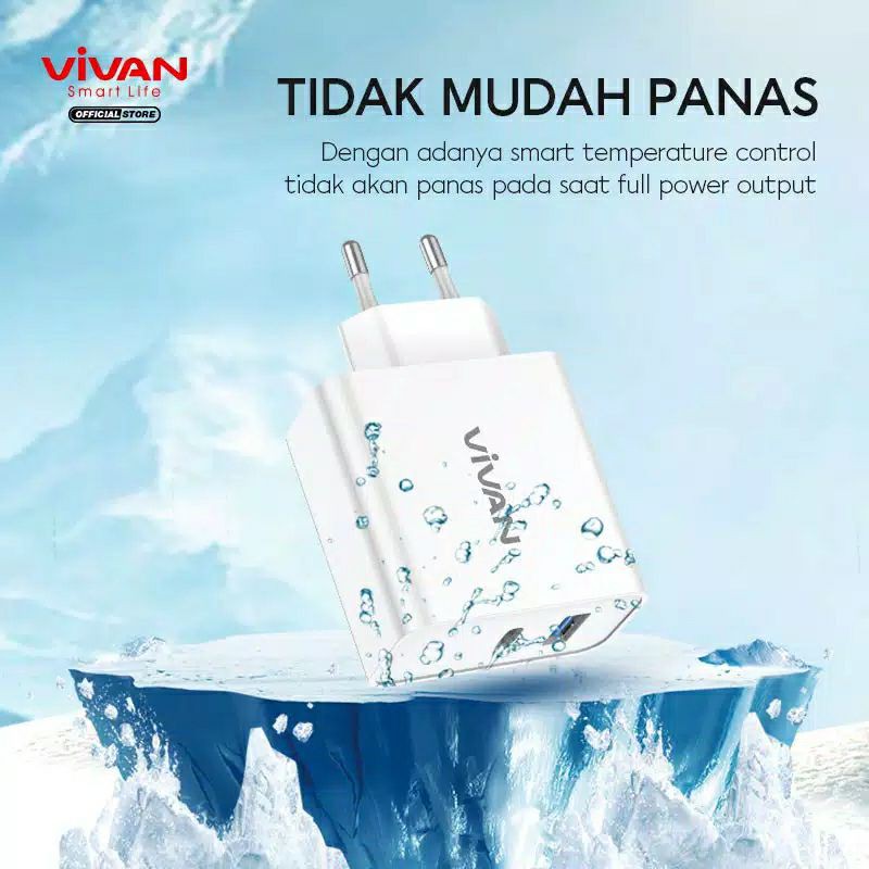 Vivan Power Blitz 30W Charger with Type-C Cable