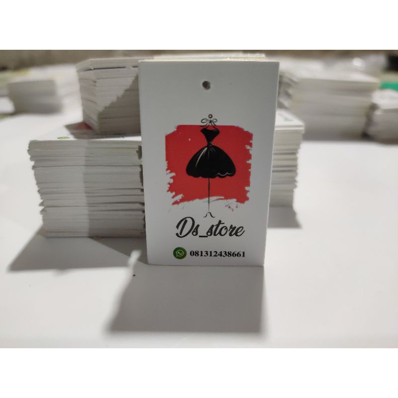 

hangtag murah/hangtag label/UK 3x6