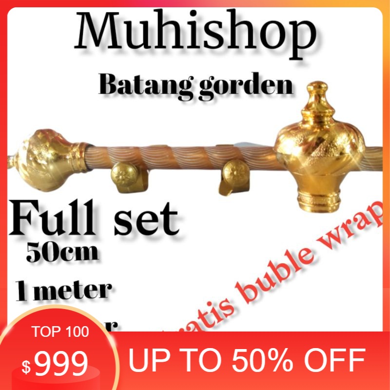BATANG GORDEN 1 METER FULLSET / KUMPLIT 100 CM BESI TIHANG HORDENG KORDENG ORDENG MURAH GORDEN SMOKR