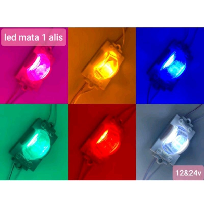 LED CRISTAL MATA 1 NYALA ALIS SUPER TERANG