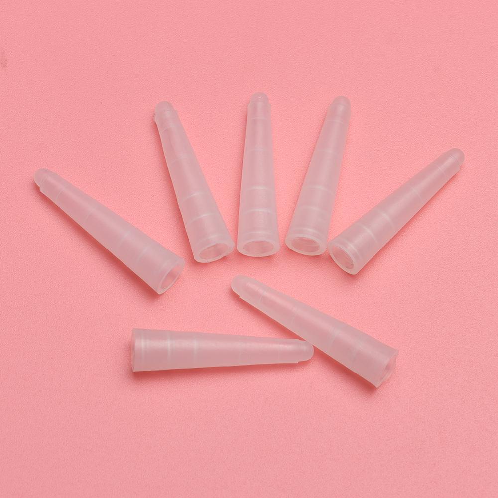 Populer 10Pcs Pinset Penutup 2.6 * 0.6 cm Bagian Alat Bantu Bulu Mata Grafting Eyelashes Tweezer