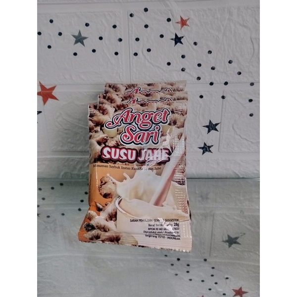 

Anget Sari Susu Jahe @28gr × 10 pcs